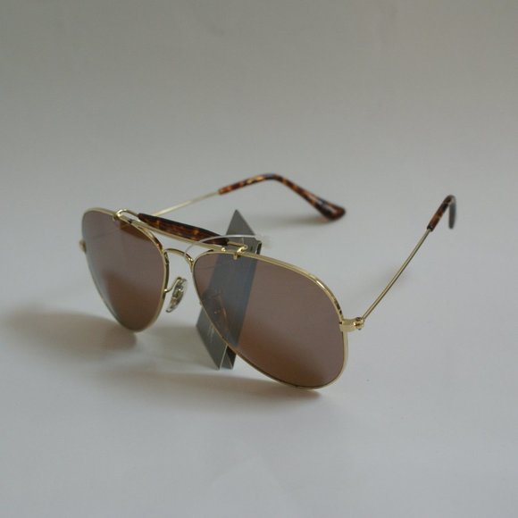 NWT Vintage 90's Aviator Metal Outsider Sunglasses (S.Gold) - Picture 2 of 4
